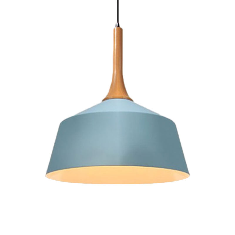Seafoam E27 Lámpara colgante de metal de estilo moderno de luz colgante para restaurante