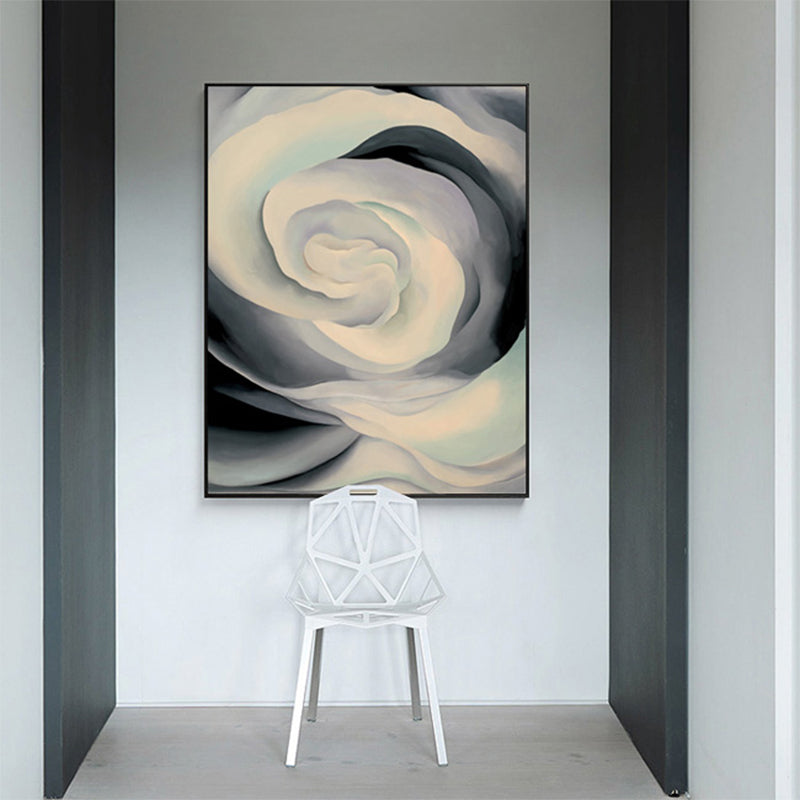 Pastel Color Contemporary Art Painting Abstract Pattern Canvas Print for Home Interior