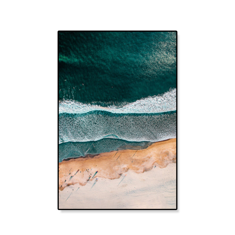 Tropics Natural Scenery Wall Art Living Room Canvas Print in Dark Color, Multiple Sizes