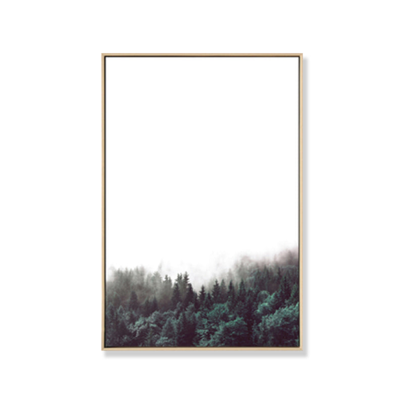 Mysterious Forest Canvas Wall Art for Sitting Room Photograph Scenery Wall Decor