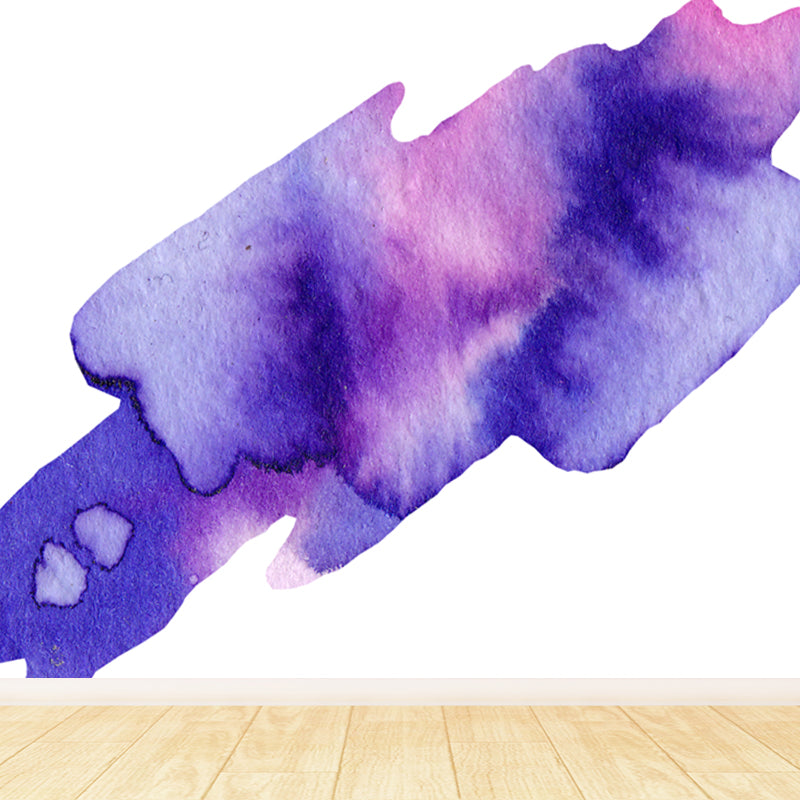 Outer Space Scenery Mural Wallpaper Contemporary Non-Woven Material Wall Covering