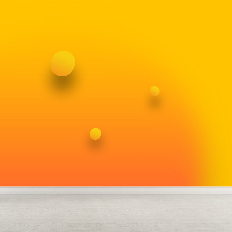 Modern Geometric Wall Mural Decal Bright Color Waterproofing Wall Art for Living Room