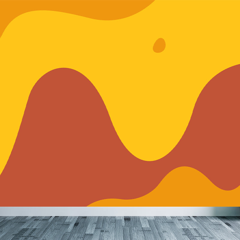 Modern Geometric Wall Mural Decal Bright Color Waterproofing Wall Art for Living Room