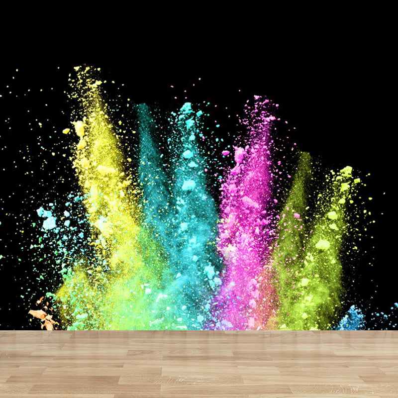 Big Particles Wall Covering Mural Colorful Non-Woven Wall Art for Decor, Custom Made