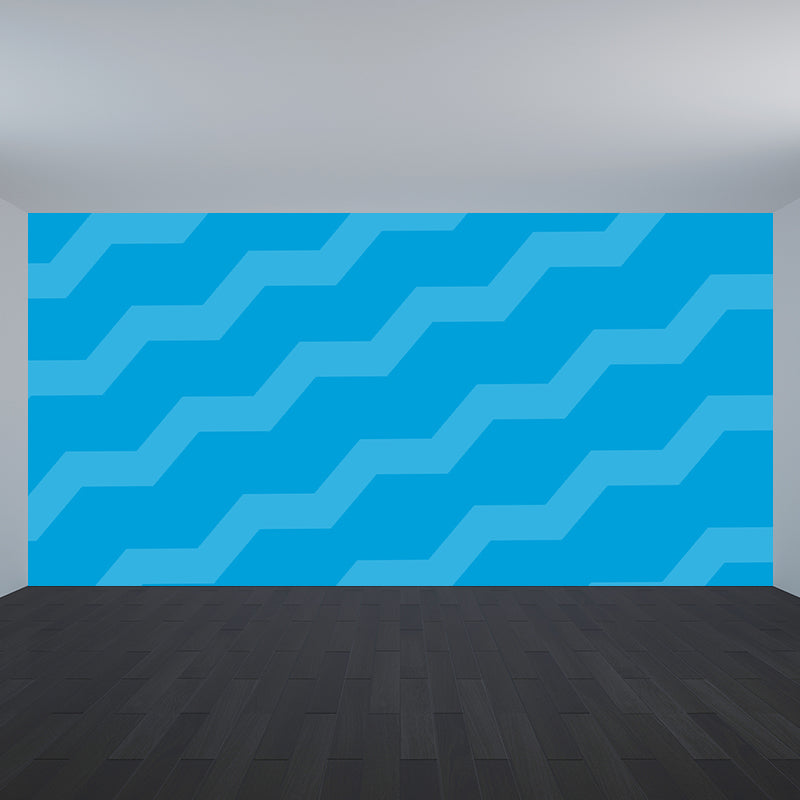 Hele geometrische wandbekleding muurschildering donkere kleur niet-geweven kunst aan de muur voor decor, aangepaste maten