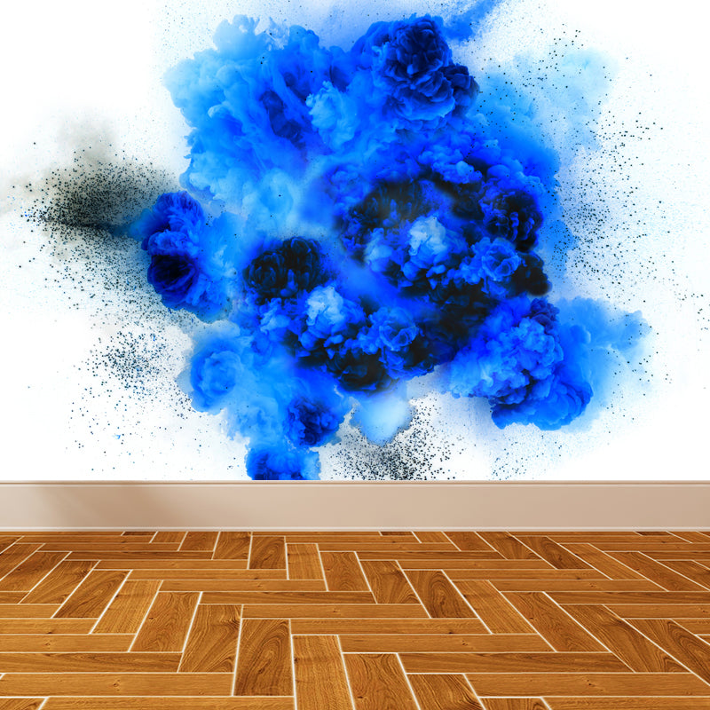 Huge Bursting Rainbow Wallpaper Mural Stain-Proof Modern Sitting Room Wall Decor