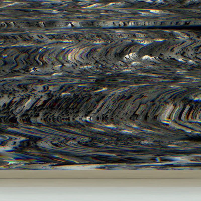 Illustration Style Abstract Mural Decal Giant Wall Decor for Dining Room, Personalize