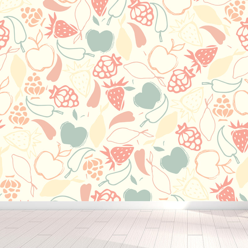 Waterproof Sundries Wallpaper Mural Modern Style Non-Woven Wall Covering, Custom Size