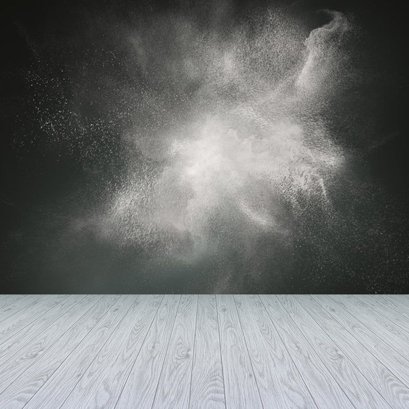 Abstract Flying Dust Print Mural Wallpaper Modernism Non-Woven Wall Art for Living Room