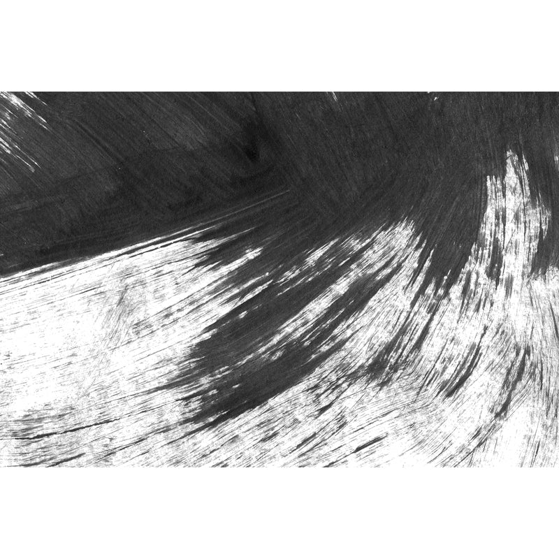 Non-Woven Decorative Wall Mural Modern Brush Stroke Pattern Wall Covering for Living Room