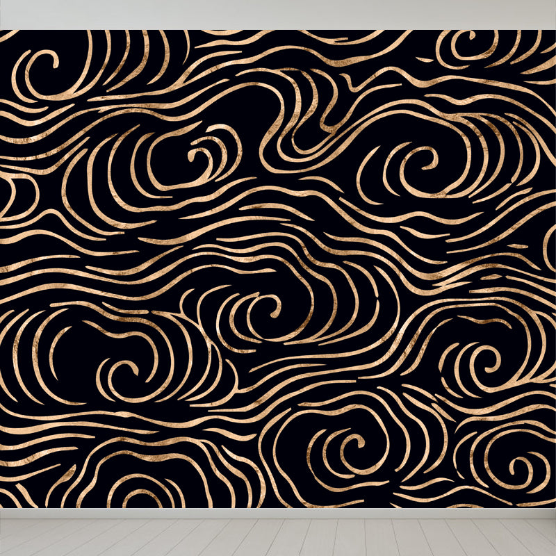 Cloud Pattern Mural Wallpaper for Dining Room, Pastel Color, Custom Size Available