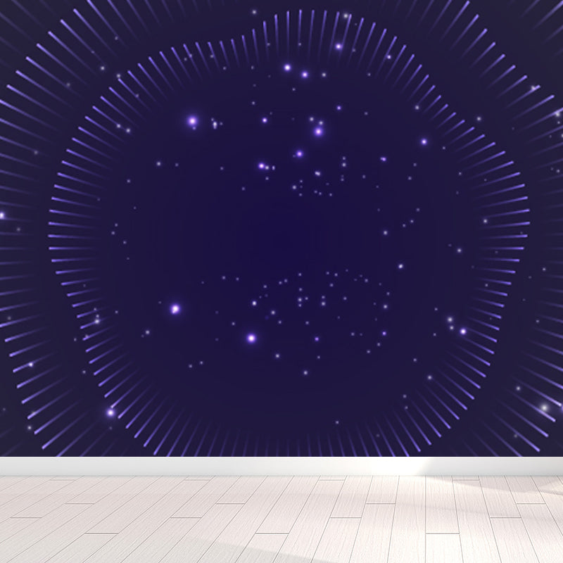 Moisture Resistant Abstract Mural Decal Modern Non-Woven Material Wall Covering, Custom Print