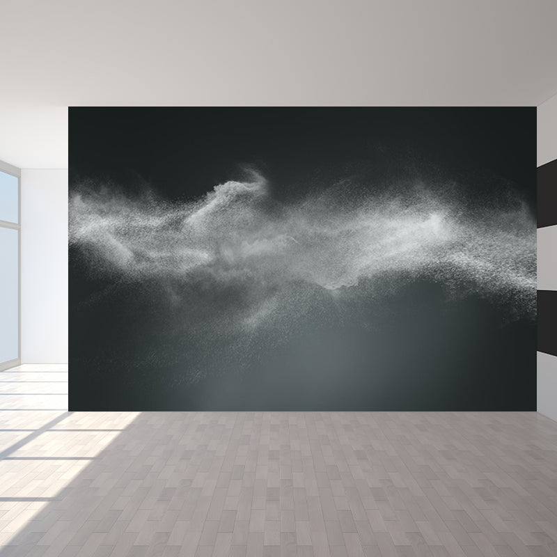 Multicolored Powder Wallpaper Mural Abstract Modern Waterproof Wall Covering for Home