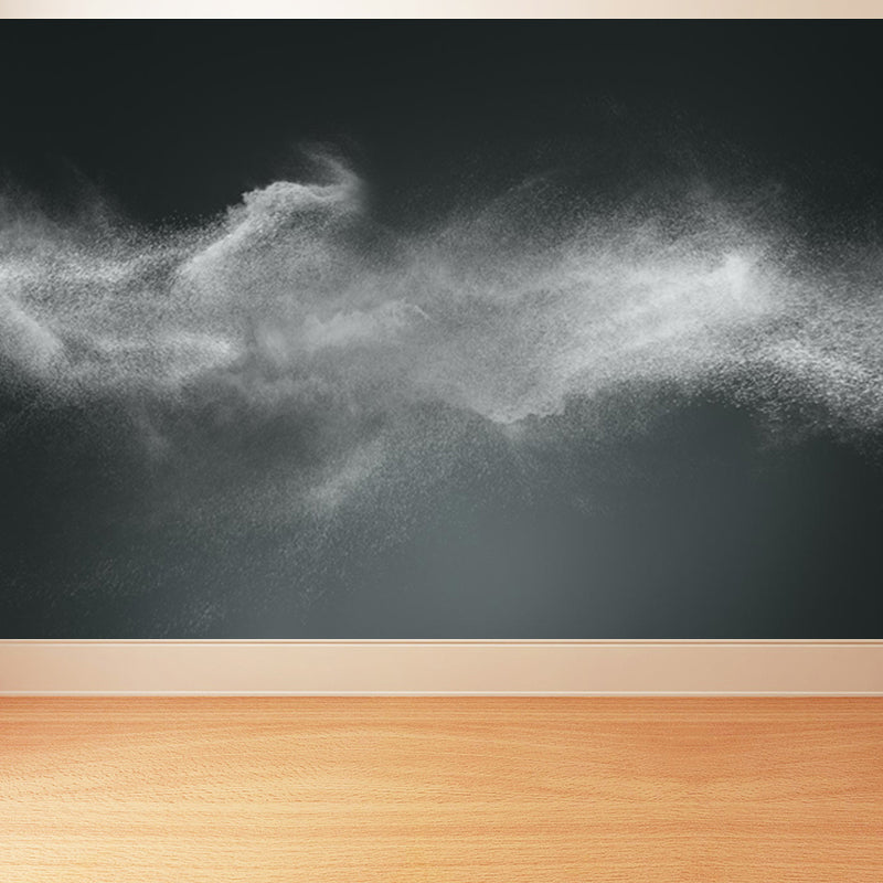 Multicolored Powder Wallpaper Mural Abstract Modern Waterproof Wall Covering for Home