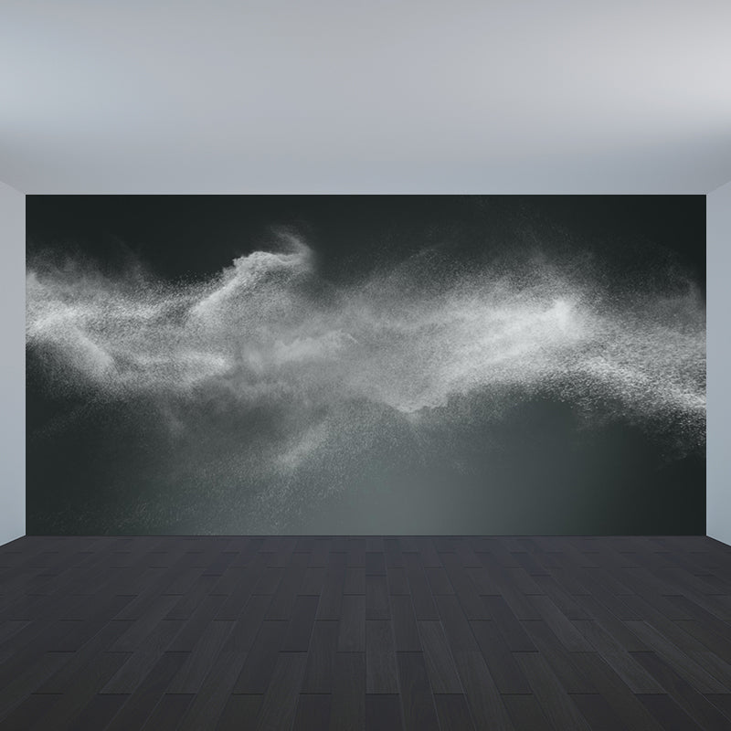 Multicolored Powder Wallpaper Mural Abstract Modern Waterproof Wall Covering for Home