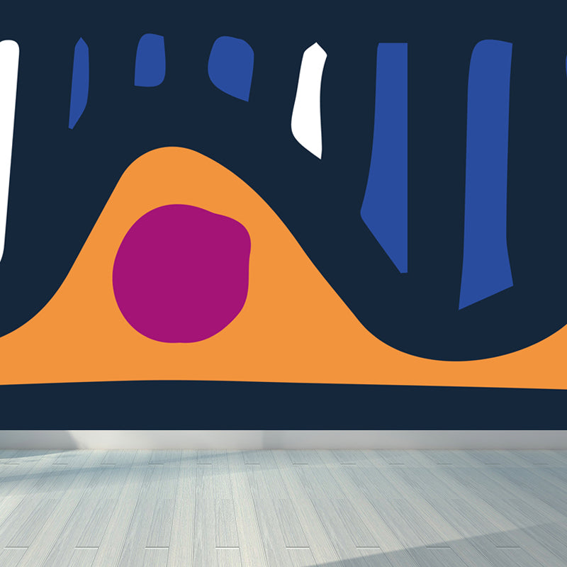 Extra Large Abstract Mural Light Color Non-Woven Wall Art for Indoor Decor, Customised