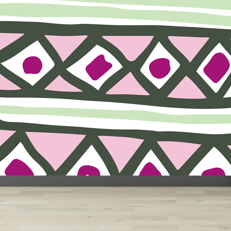 Extra Large Abstract Mural Light Color Non-Woven Wall Art for Indoor Decor, Customised