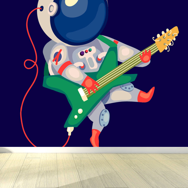 Soft Color Children's Art Mural Wallpaper Huge Space Scene Wall Covering for Dining Room