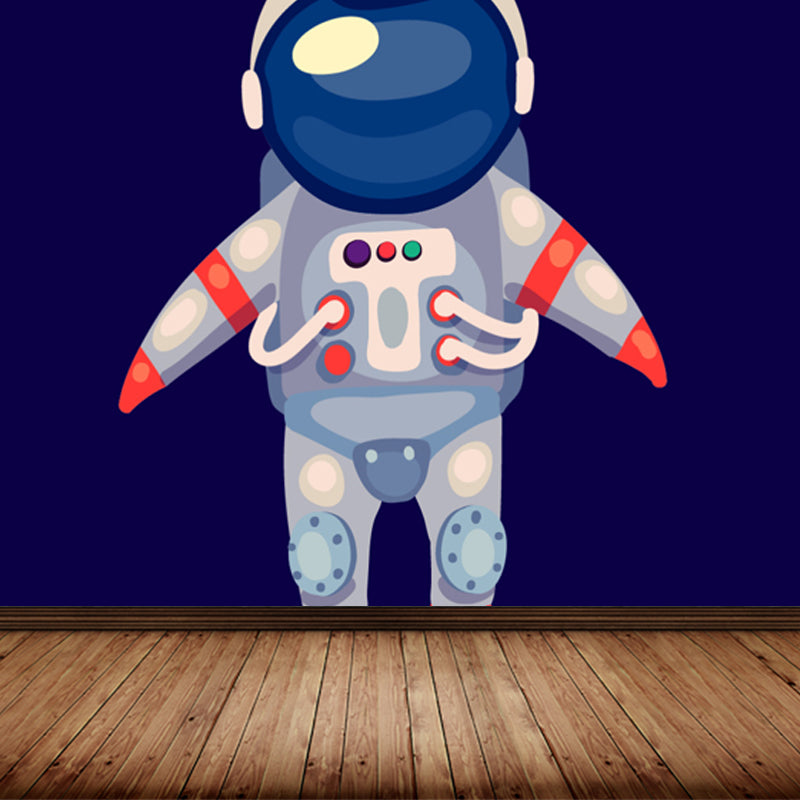 Soft Color Children's Art Mural Wallpaper Huge Space Scene Wall Covering for Dining Room