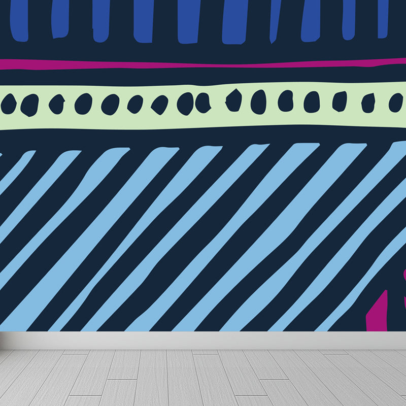 Abstract Mural Decal Modern Decorative Living Room Wall Covering, Custom Printed