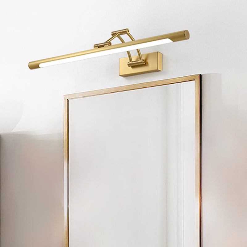 Swingarm Wandlamp Minimalisme METALLISCHE LED MESSCHAPPELIJKE BAR LICHT VOOR MIROR CABEL