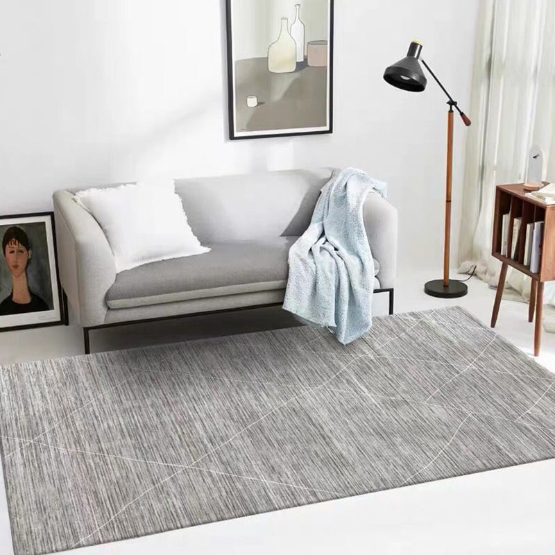 Multicolor Decoration Indoor Rug Simple Geometric Pattern Rug Polypropylene Machine Washable Non-Slip Backing Carpet