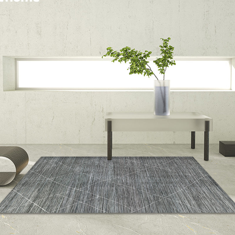 Multicolor Decoration Indoor Rug Simple Geometric Pattern Rug Polypropylene Machine Washable Non-Slip Backing Carpet