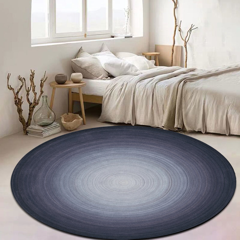 Multicolor Home Rug Novelty Ombre Pattern Rug Polyester Machine Washable Non-Slip Backing Carpet