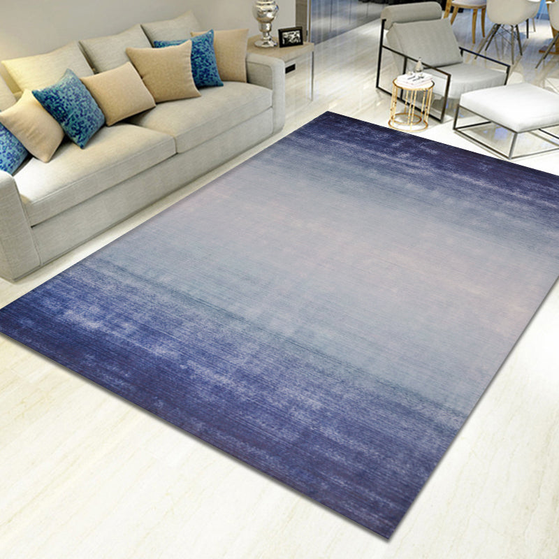 Modernist Ombre Pattern Rug Multicolor Synthetics Carpet Anti-Slip Pet Friendly Washable Rug for Living Room