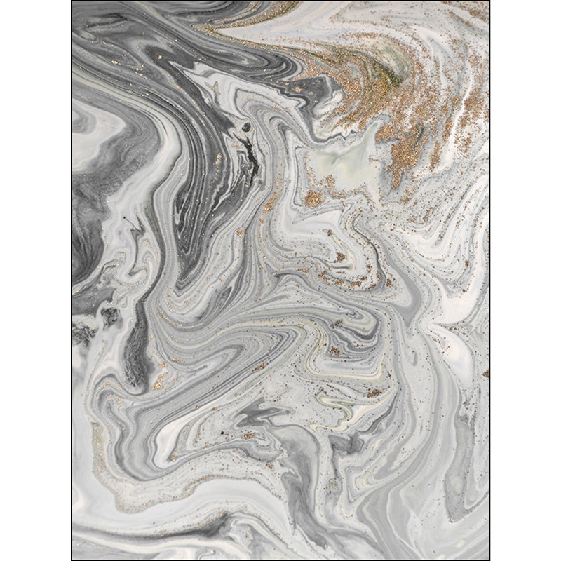 Casual Abstract Rug Grey Nordic Rug Polyester Washable Non-Slip Pet Friendly Carpet for Living Room