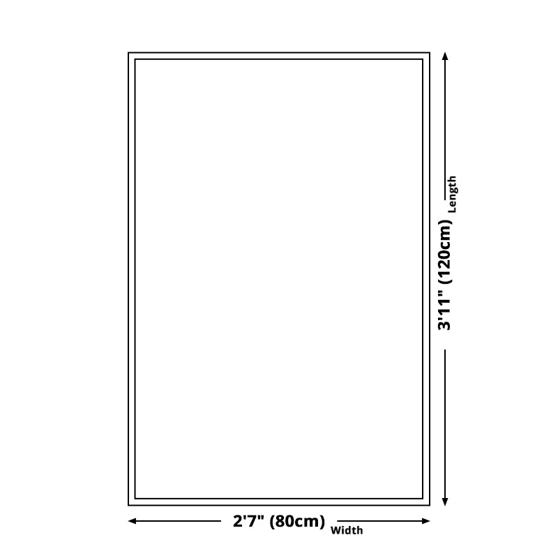 Rapis brun et vert du sud-ouest en polypropylène Tribal Rhombus Modèle Rat de compagnie Animal Animable Rapis sans glissement lavable pour décoration