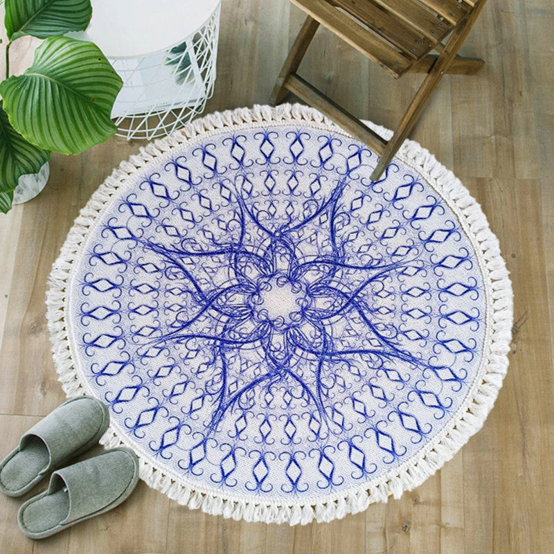 Traditioneel tribaal bloemenpatroon Tapijt tapijt Multicolor Marokkaans Tapijt Vlax Petvriendelijk wasbaar Wasbaar Non-Slip Area Tapijt voor slaapkamer