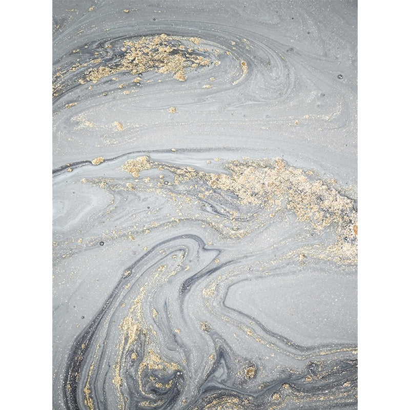 Modernism Abstract Rug Grey Polyester Rug Non-Slip Pet Friendly Washable Carpet for Living Room