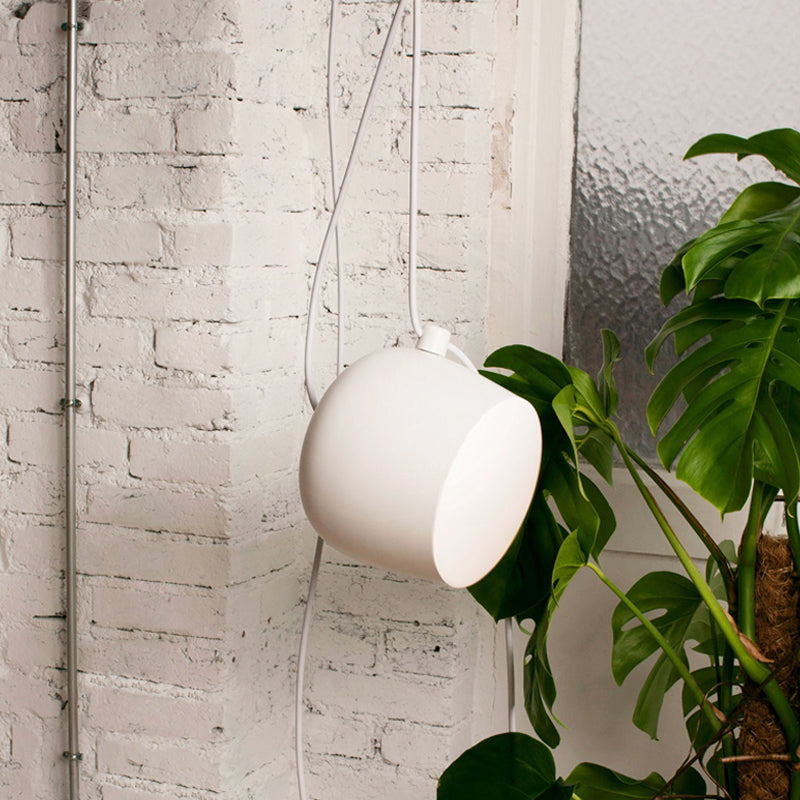Beker woonkamer ophanging licht metaal moderne stijl monochrome hanglamp