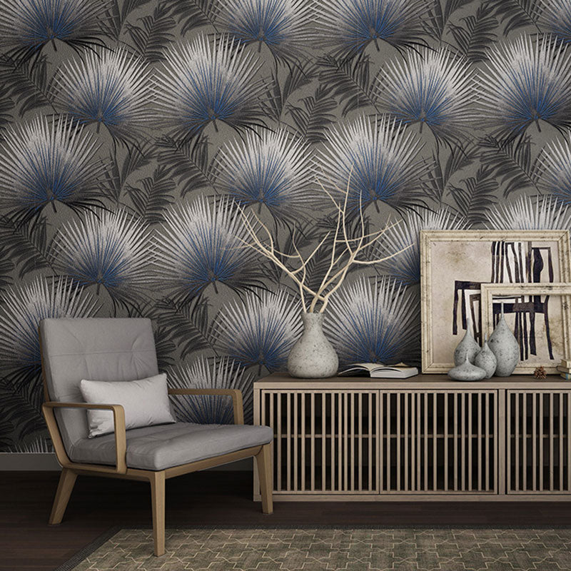 Palm Leaves Wall Covering in Natural Color, Minimalist Wall Art for Bar Decoration