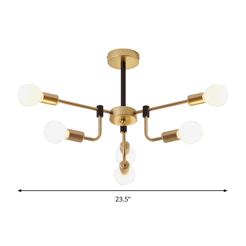 Glasmodo Anhänger Beleuchtung mehrköpfiger moderner atemberaubender Kronleuchter für die Küche