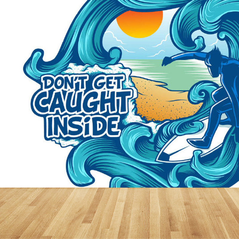 Illustration Magical Pattern Wall Mural Giant Wall Covering for Dining Room, Custom