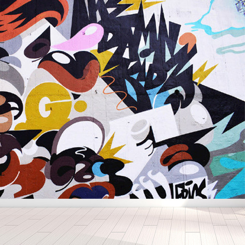 Non-Woven Decorative Wall Mural Modern Fashionable Pattern Wall Covering, Custom Printed