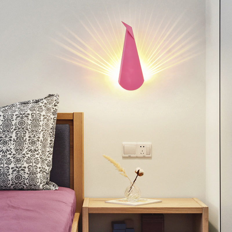Hedendaagse pauwwandlicht Licht metaal LED SCONCE LICHT VOOR LIDE ROOM Studiezaal