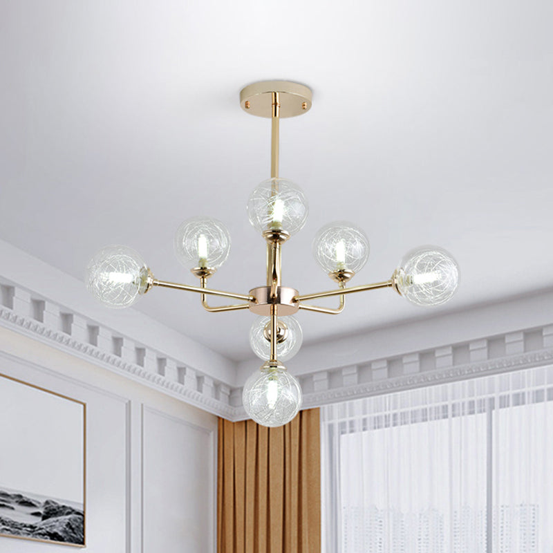 POST MODERB ORB Chandelier 7/9/13 LUMILES D'ECHAUD