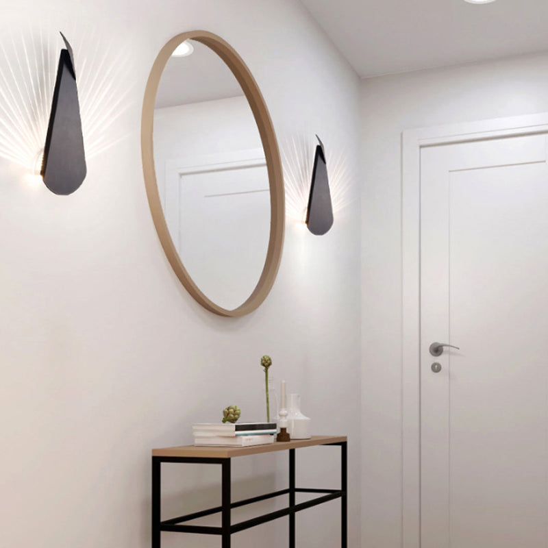 Pfauenform in der Wandleuchte Tiermetallwandlampe für Wohnzimmer Esszimmer