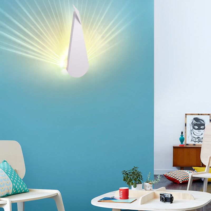 Parete a forma di pavone leggero lampada da parete in metallo per soggiorno sala da pranzo