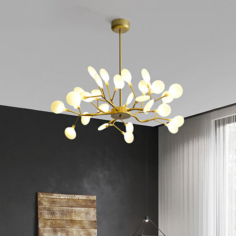 Lampadario in metallo multi-luce del soffitto a soffitto piatto