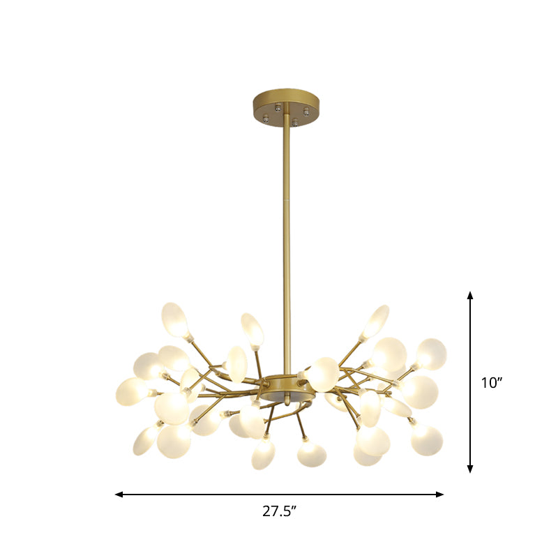 Lampadario in metallo multi-luce del soffitto a soffitto piatto