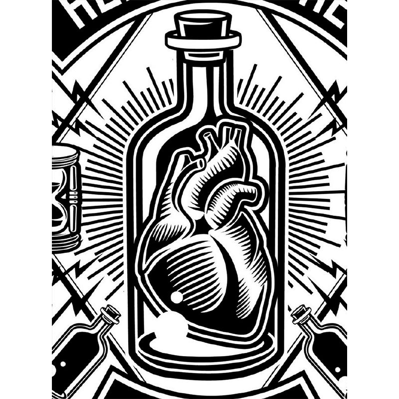 Light Color Art Pattern Mural Decal for Decoration Modern Living Room Wall Decor