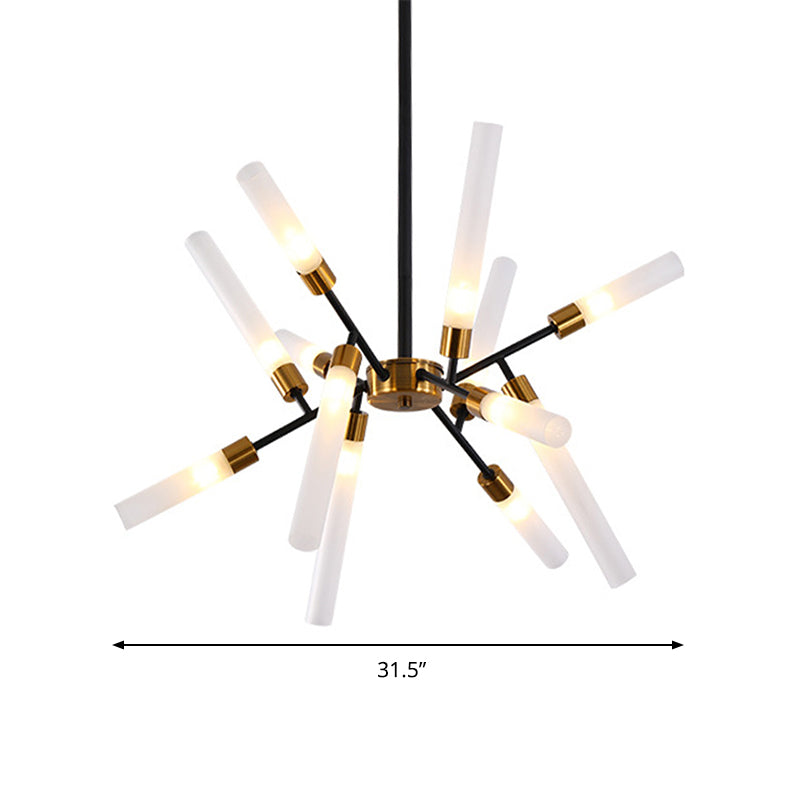 Luz de suspensión de lámpara de chispa elegante moderna de 12/16 Luz de suspensión para la mesa de comedor