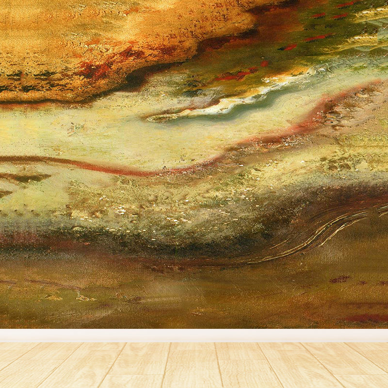 Modern Scenery Painting Wall Mural Soft Color Abstract Wall Covering for Home, Custom Print