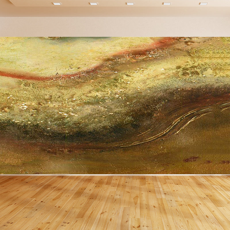 Modern Scenery Painting Wall Mural Soft Color Abstract Wall Covering for Home, Custom Print