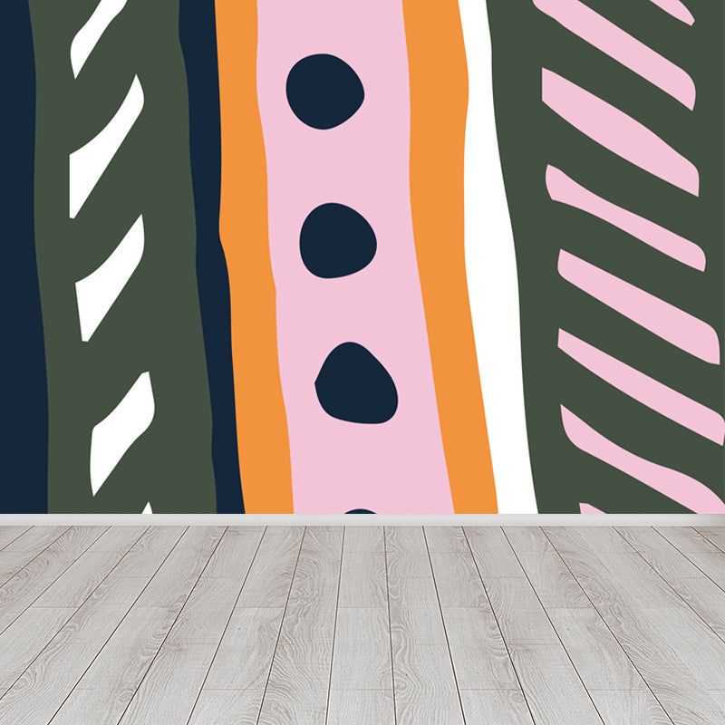 Abstract Mural Wallpaper Modern Style Waterproof Bedroom Wall Covering, Custom-Print
