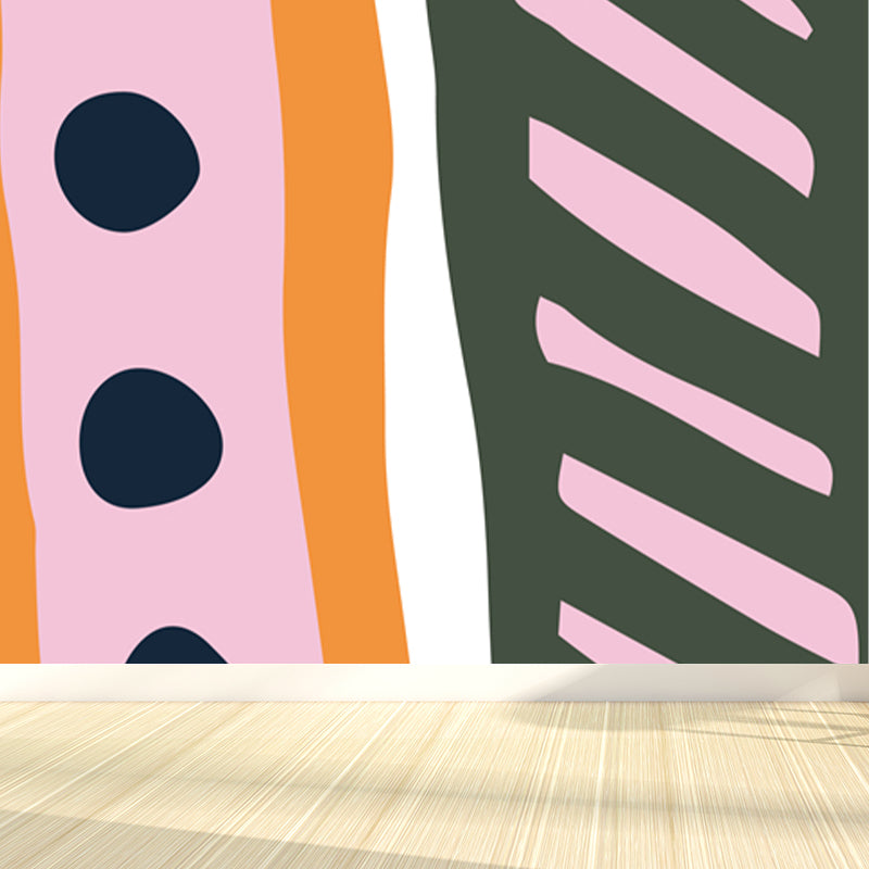 Abstract Mural Wallpaper Modern Style Waterproof Bedroom Wall Covering, Custom-Print